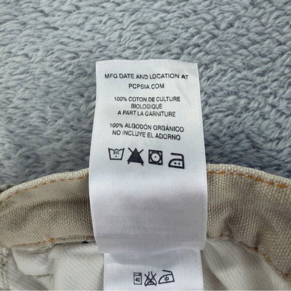 Patagonia Men's Sz 30 Shortx28 Beige Straight Duck Fit Pant Organic Cotton 55875 - Picture 9 of 11